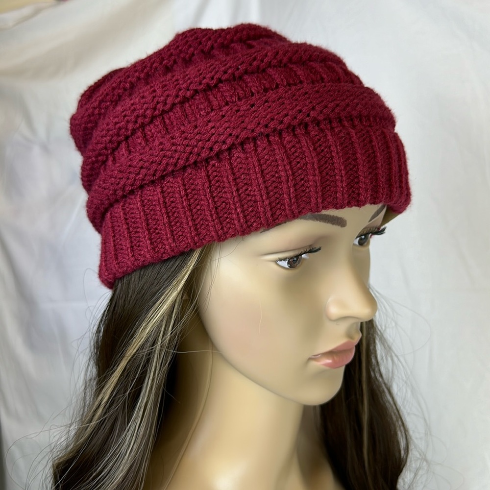 C.C Beanie, Genuine. Maroon Color. NWOT